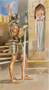 Tarotkaart 'Schildknaap van Kelken'