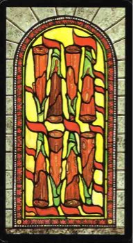 Tarotkaart 'Acht van Staven'