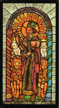 Tarotkaart 'Koningin van Staven'