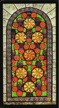 Tarotkaart 'Zeven van Pentagrammen'