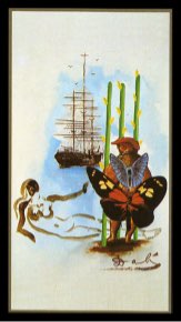 Tarotkaart 'Drie van Staven'