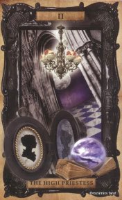 Tarotkaart 'De Hogepriesteres'