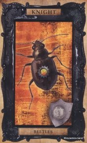Tarotkaart 'Ridder van Pentagrammen'