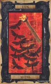 Tarotkaart 'Tien van Staven'