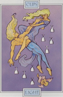 Tarotkaart 'Acht van Kelken'