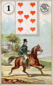 Lenormand kaart 'De ruiter'