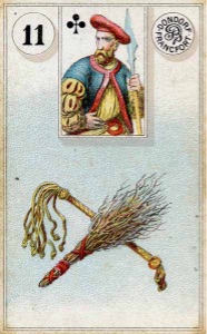 Lenormand kaart 'De roede'