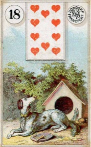Lenormand kaart 'De hond'