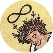 Closeup van het symbool Lemniscaat in de tarotkaart 