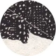Closeup van het symbool Sneeuw in de tarotkaart 