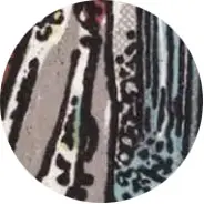 Closeup van het symbool Waterval in de tarotkaart 